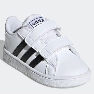 Adidas Grand Court toddler sneakers in size 8.5. Brand new with tags.